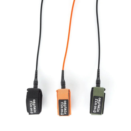 Captain Fin Co - Shred Cord - 8' Standard - Grey Surf Leashes Captain Fin Co