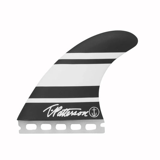 Captain Fin Co - Timmy Patterson Tri - Medium - Black/White (Futures) Surfboard Fins Captain Fin Co Black/White Medium