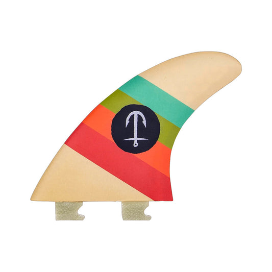 Captain Fin Co - CF Series Tri - XS/SM/MD/LG - Cream (Snap-In / FCS II) Surfboard Fins Captain Fin Co