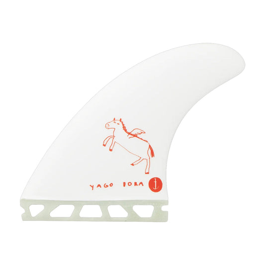 Captain Fin Co - Yago Dora Tri - MD/LG - White (Futures) Surfboard Fins Captain Fin Co