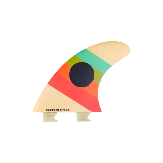 Captain Fin Co CF Series SI Thruster Set Cream FCS-II Compatible Surfboard Fin Captain Fin Co