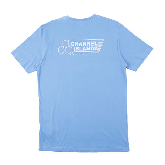 Channel Islands Solid Flag Short Sleeve T-Shirt Blue
