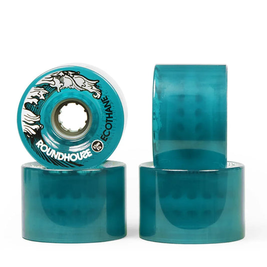Carver Skateboards - Roundhouse Wheels - 65mm Eco Mag - Aqua (81A) Skateboard Wheels Carver