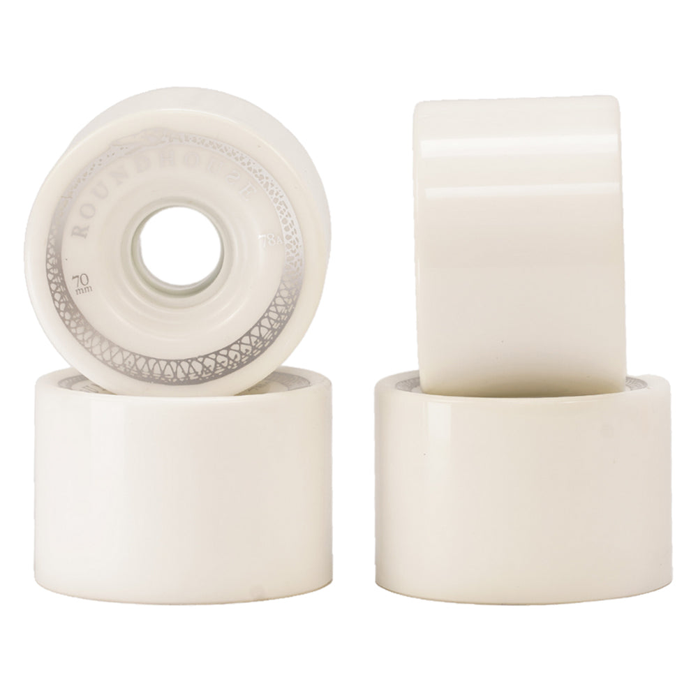 Carver Skateboards - Roundhouse Wheels - 70mm Mag - Shell White (78A) Skateboard Wheels Carver