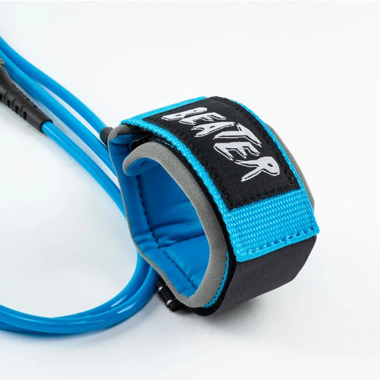 Catch Surf - Beater 6' Leash - Light Blue & Grey Surfboard Leashes Catch Surf