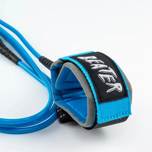 Catch Surf - Beater 8' Leash - Light Blue & Grey Surfboard Leashes Catch Surf