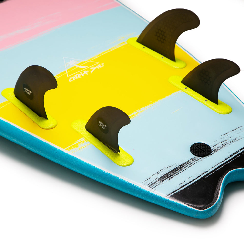 Catch Surf - Ultra Hi-Perf Quad Fin Kit - Black Surfboard Fins Catch Surf