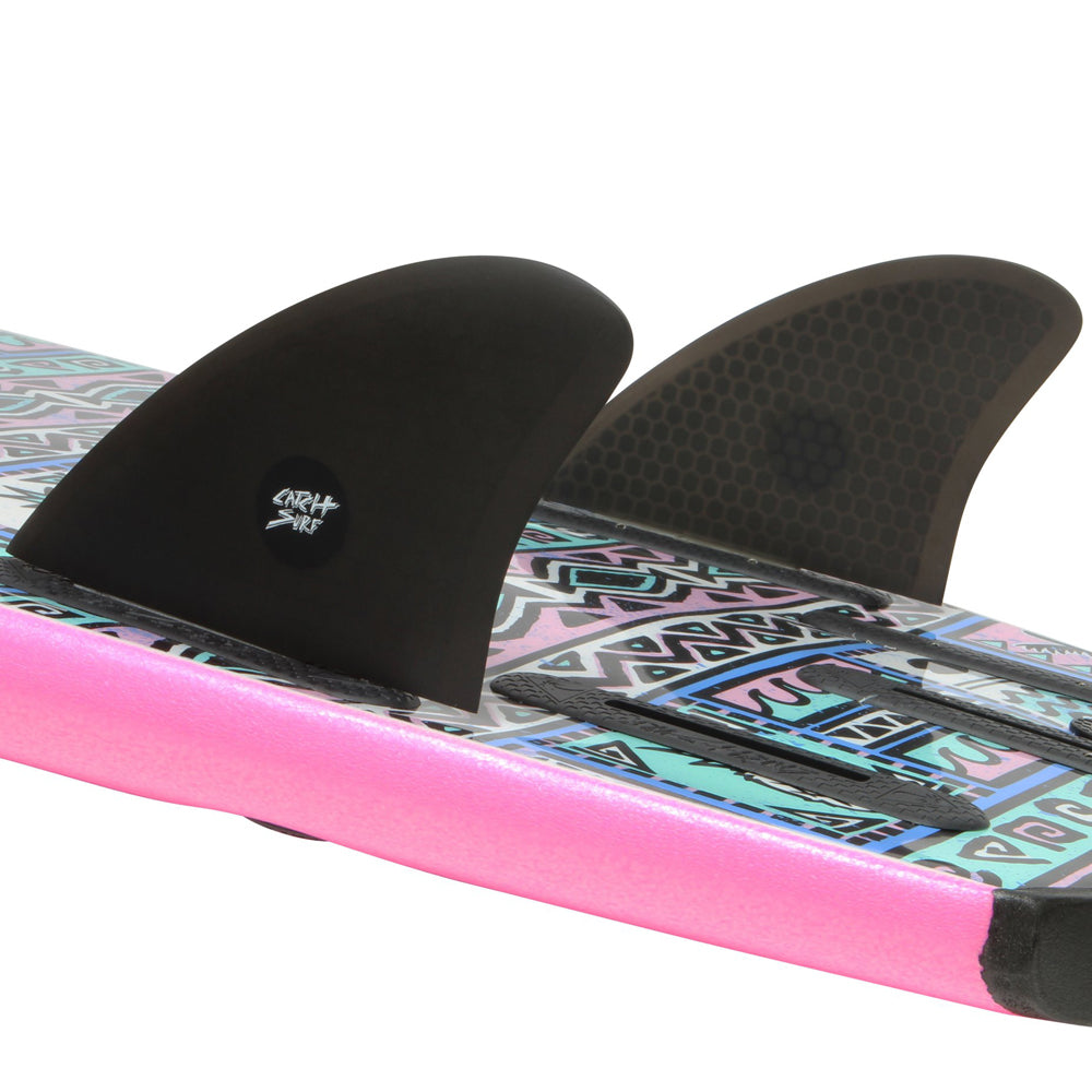 Catch Surf - Ultra Hi-Perf Twin Fin Kit - Black Surfboard Fins Catch Surf