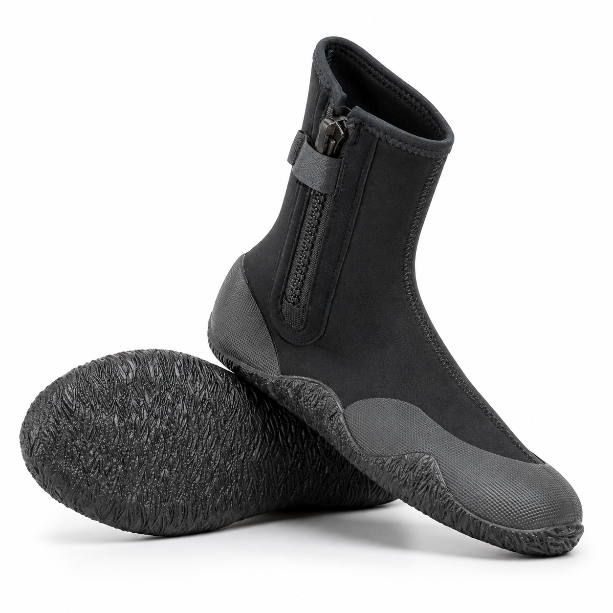 Alder Edge Adult 5mm Zipped Round Toe Wetsuit Boots | Surf & Watersports