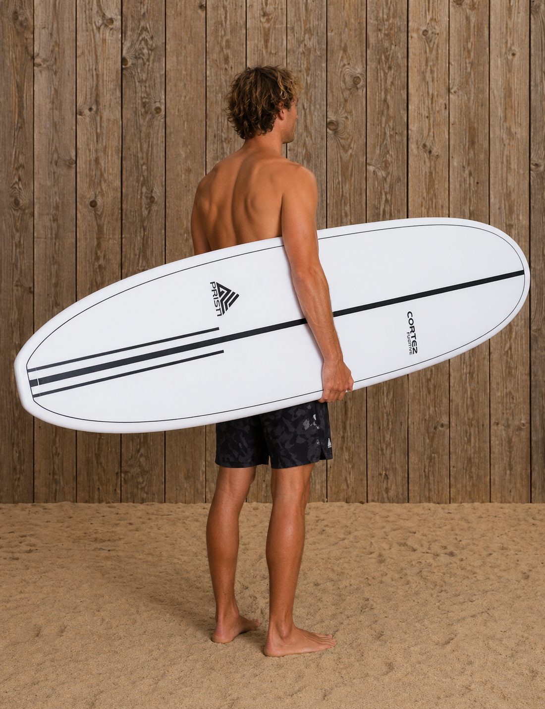 Cortez Fugitive Surfboard White 8'0" Mini Mal Cortez