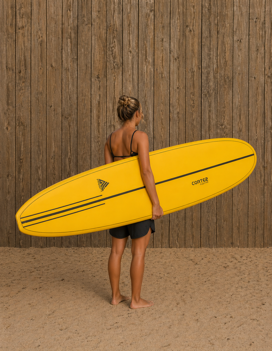 Cortez Fugitive Mini Mal Surfboard Orange 8'0" Mini Mal Cortez
