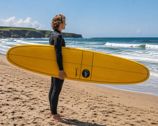 ABC Gambler Surfboard Yellow 7'6" Mini Mal ABC