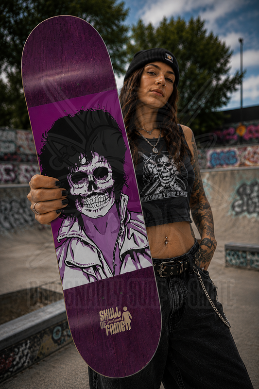 Girl Skateboard Deck Skull of Fame Simon Bannerot 8.25"