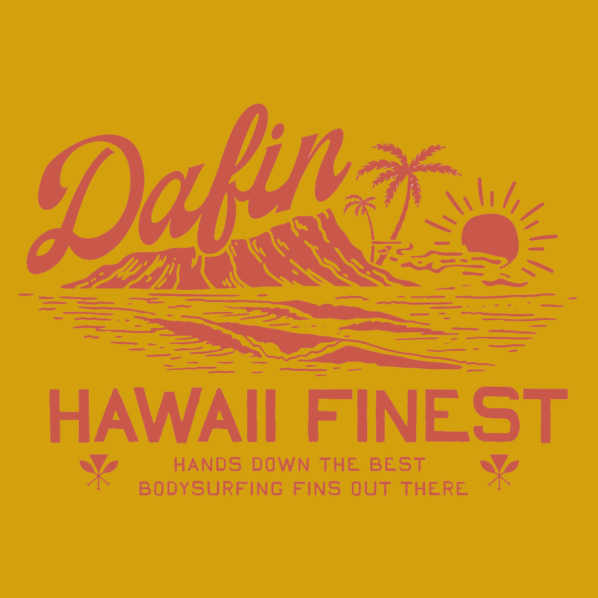 DaFin - Da Sunset T-Shirt - Mustard T-Shirt DaFin