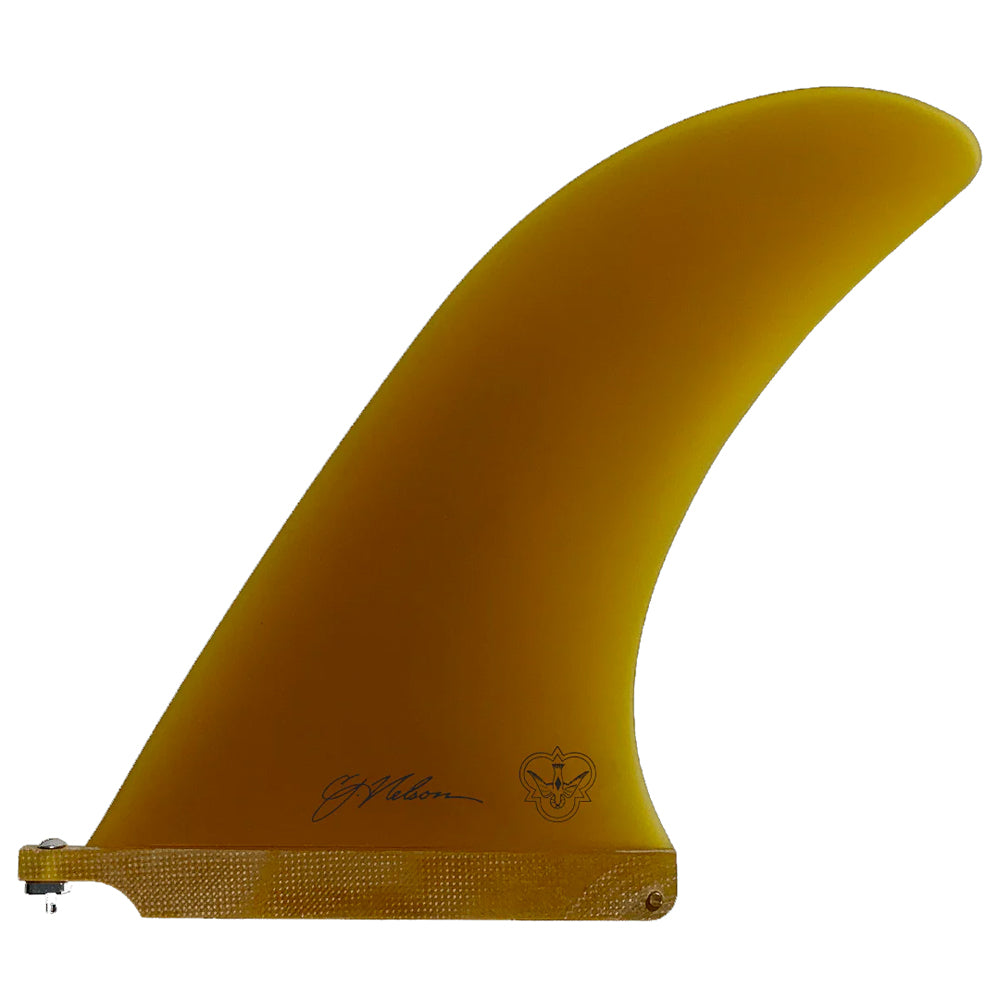 Flying Diamonds - CJ Nelson - Classic Pivot - Amber Single Fin Flying Diamonds Amber 9.5"