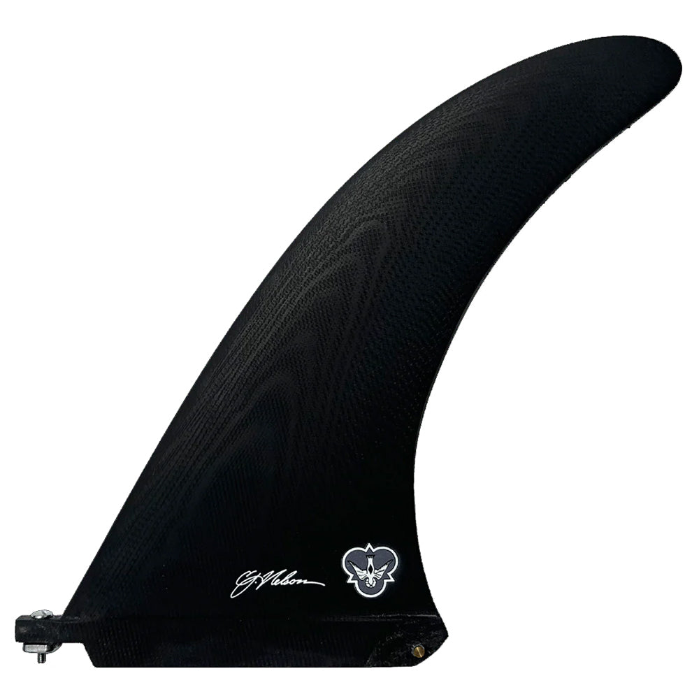 Flying Diamonds - CJ Nelson - Power Flex - Black Single Fin Flying Diamonds Black 9.5"