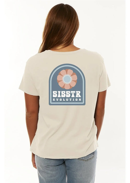 Sisstrevolution Blosom SS Knit Boyfriend Tee ladies tee Sisstrevolution
