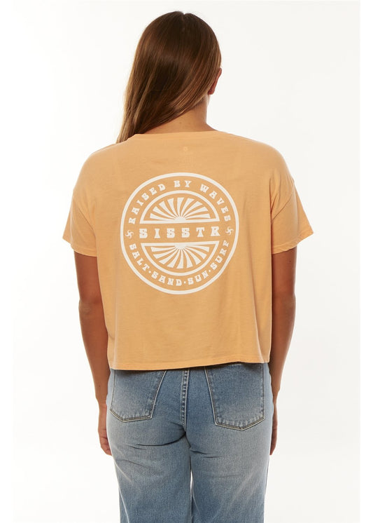 Sisstrevolution Raised By Waves Knit Crop Tee ladies tee Sisstrevolution