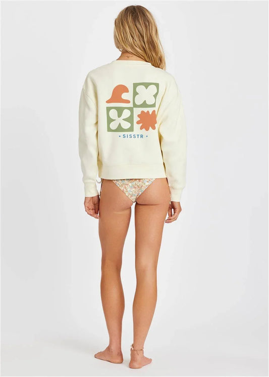 Sisstr Surf Long Sleeve Fleece Crew ladies crew Sisstrevolution