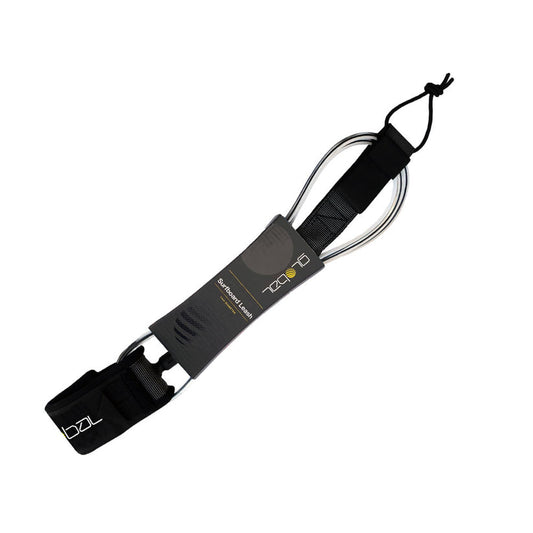 Global Surfboard Leash 8'0 Surf Leash Global Black