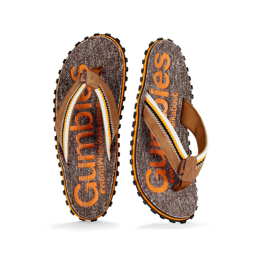 Cairns - Flip-Flops - Men's - Orange Cairns Flip-Flops Gumbies