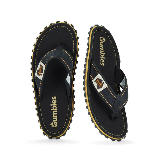 Islander Flip-Flops - Men's - Classic Black Islander Flip-Flops Gumbies