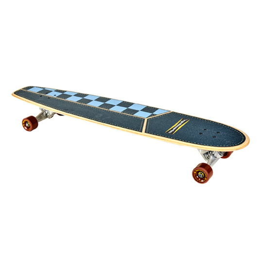 Hamboards - 45" The Huntington Hop - Navy/Light Blue Checkers Skateboards Hamboards