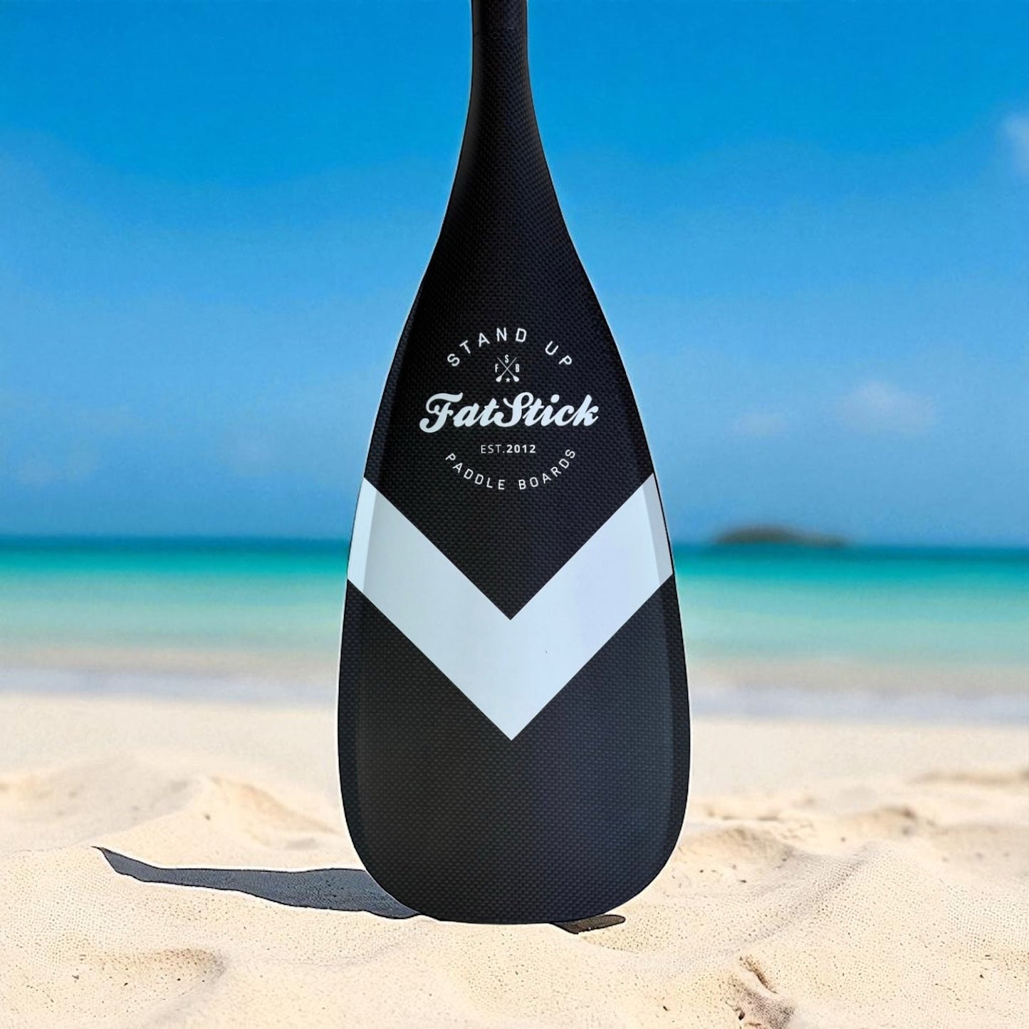 FREE BAG | 3 Piece Full Carbon Paddle Board Paddle - Blue/Pink/Black FatStick Boards