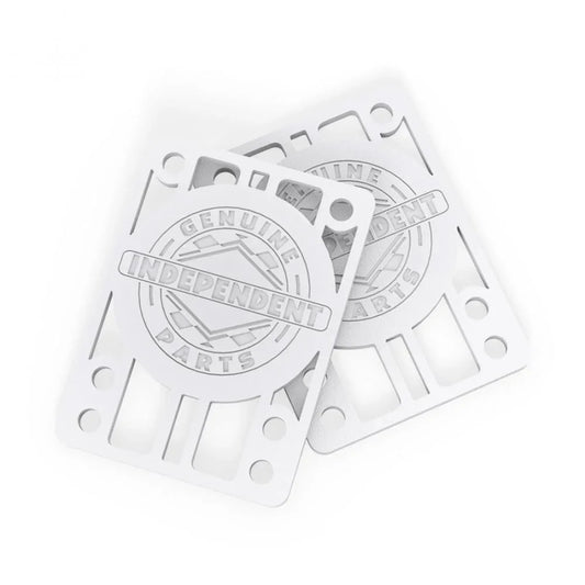 Indy Riser Pads 1/8 inch Skateboard Small Parts indy White