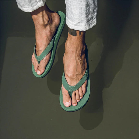 Indosole - Mens Flip Flops - ESSNTLS - Leaf Sandals Indosole