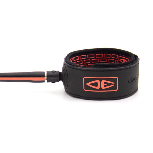 Ocean & Earth 6’0 One-Xt Premium Surfboard Leash Coral Surf Leash Ocean & Earth 6'0 Orange