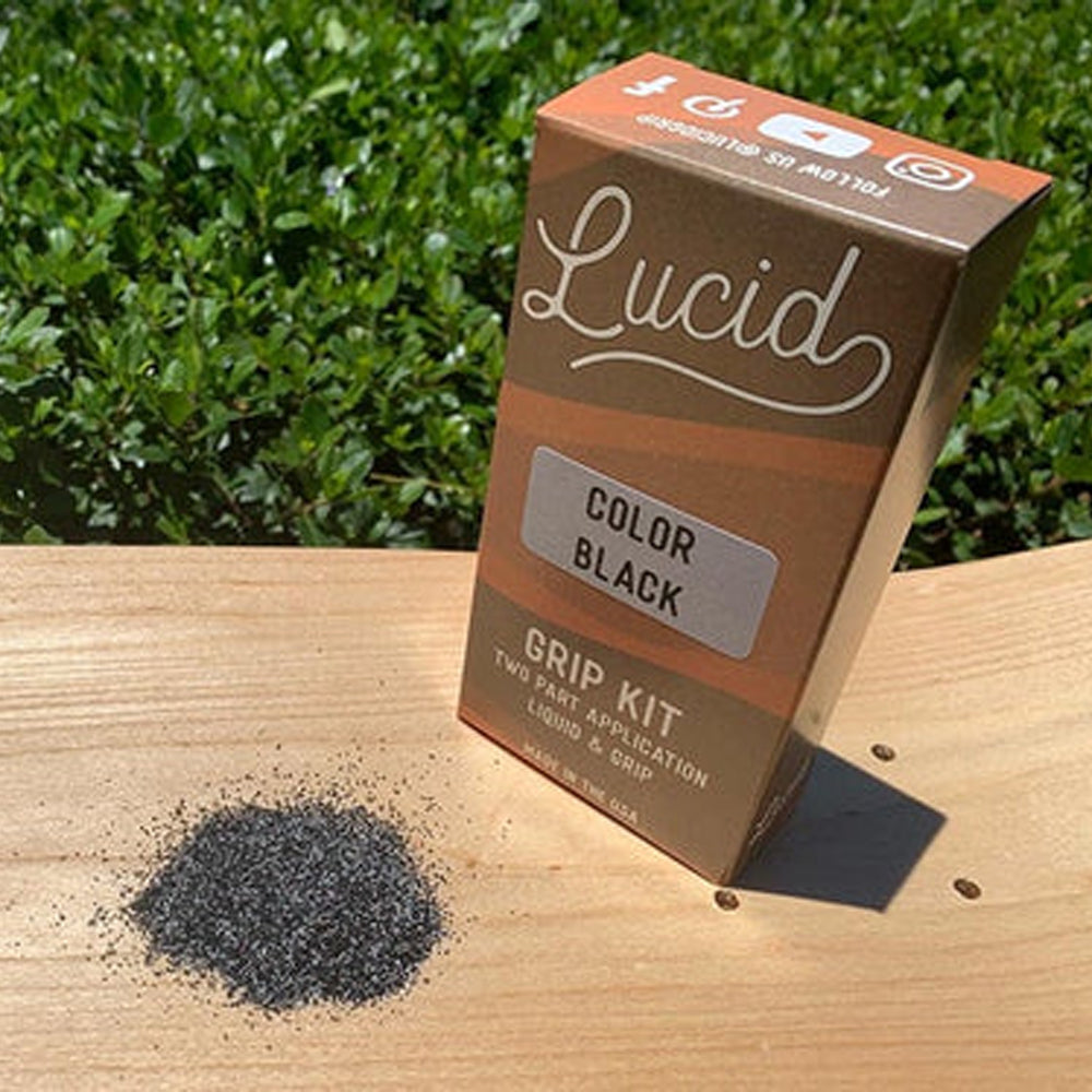 Lucid Grip - Colour - Black Skateboard Grip Tape Lucid Grip