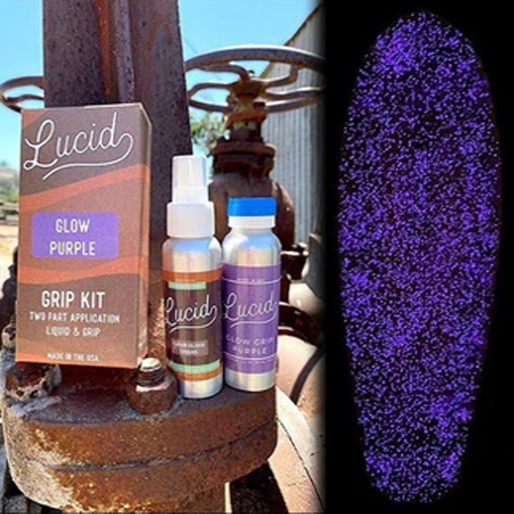 Lucid Grip - Glow - Purple Skateboard Grip Tape Lucid Grip