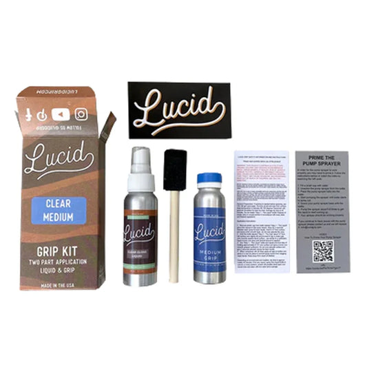 Lucid Grip - Clear - Medium Skateboard Grip Tape Lucid Grip