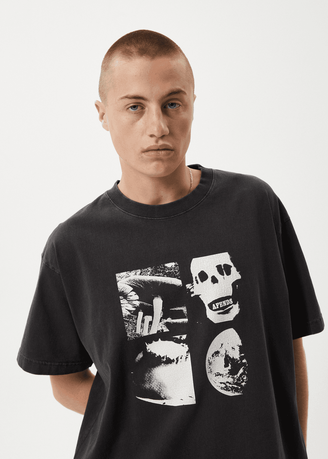 AFENDS New and Clear Heavyweight Boxy Tee tee shirt AFENDS