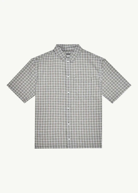 AFENDS Drew Seersucker Shirt short sleeve shirt AFENDS