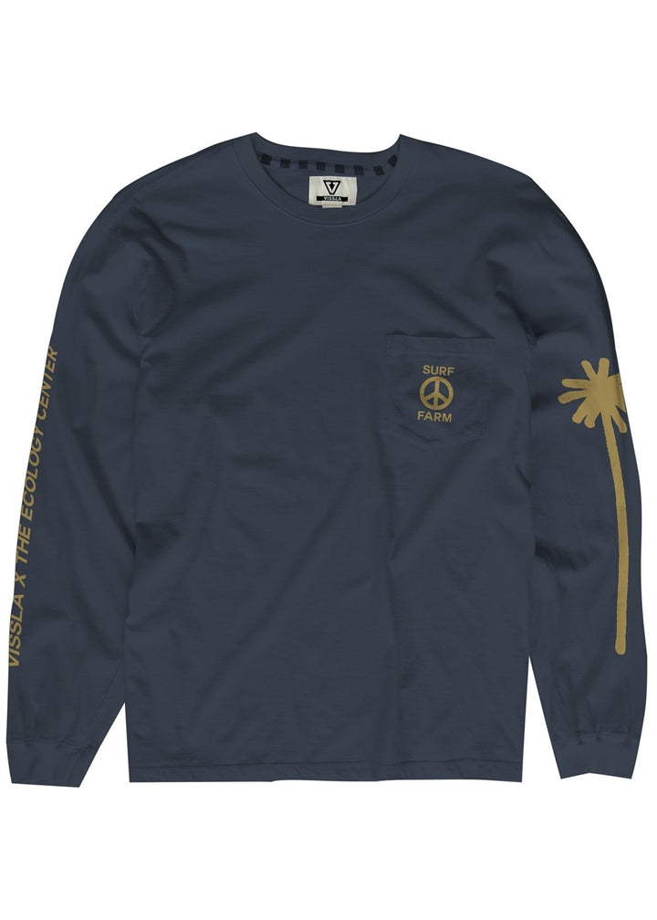 Vissla Ecology Center Surf Farm LS Pocket Tee long sleeve tee shirt Vissla