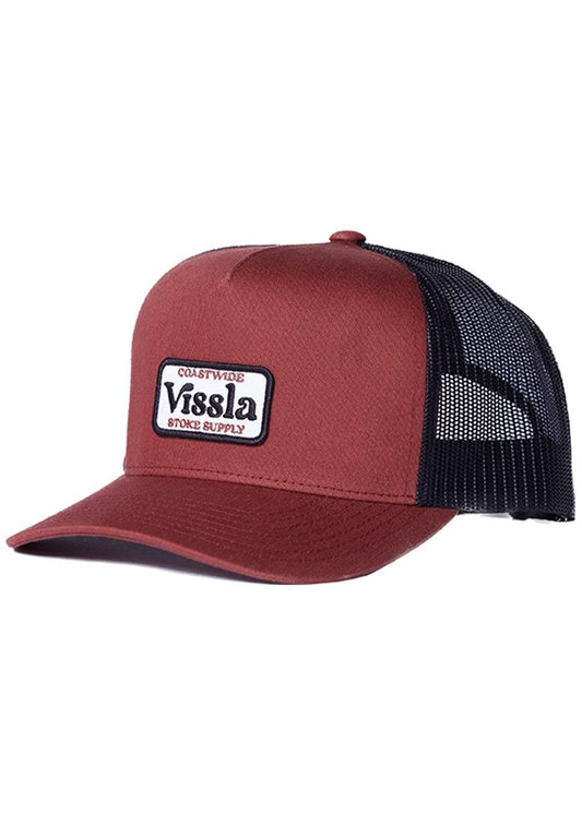 Vissla Solid Sets Eco Trucker Hat Cap Vissla fired-brick one size