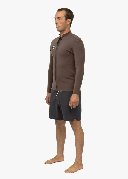 Vissla Solid Sets 2mm Front Zip L/S Wetsuit Jacket 7 seas wetsuit Vissla