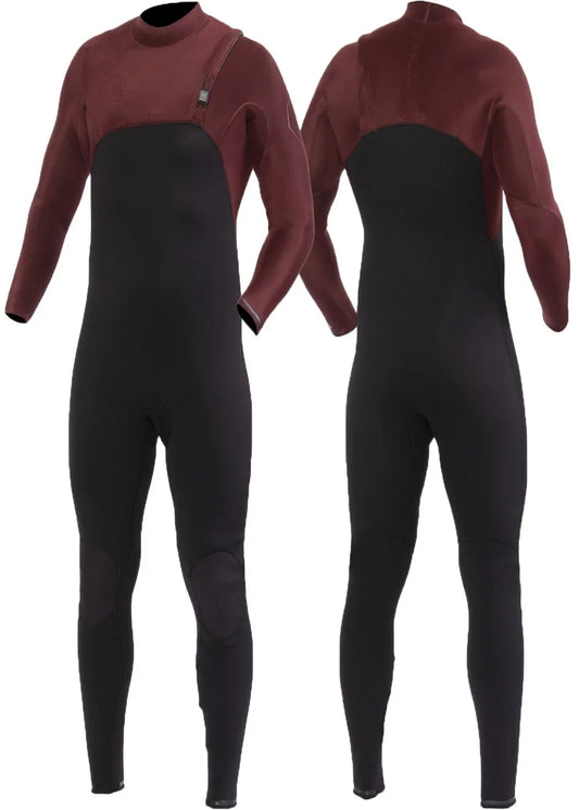 Vissla High Seas II 4-3 No Zip Full Suit high seas wetsuit Vissla Wine MS