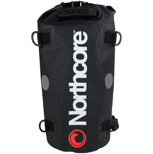 Northcore 40 Litre Dry Bag Roll Top Back Pack Dry Bag Northcore Black