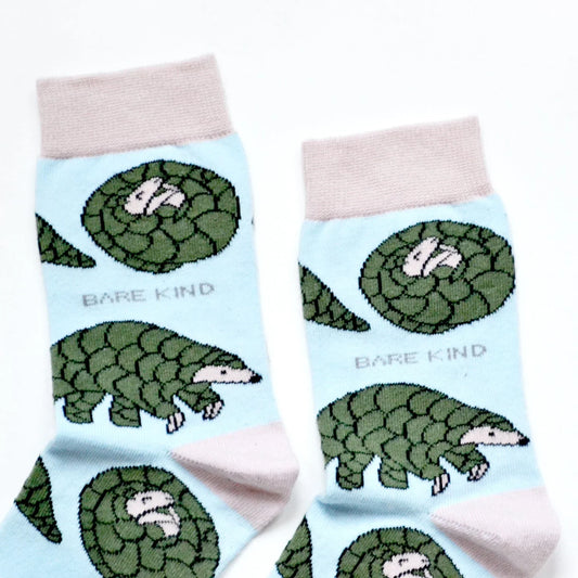 Save the Pangolins Bamboo Socks Socks Bare Kind