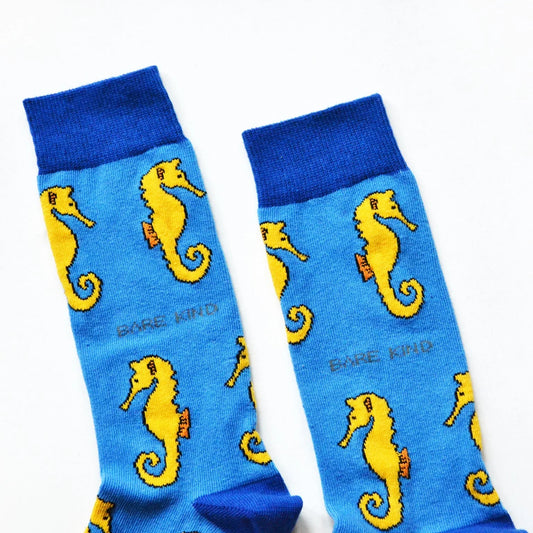 Save the Seahorses Bamboo Socks Socks Bare Kind
