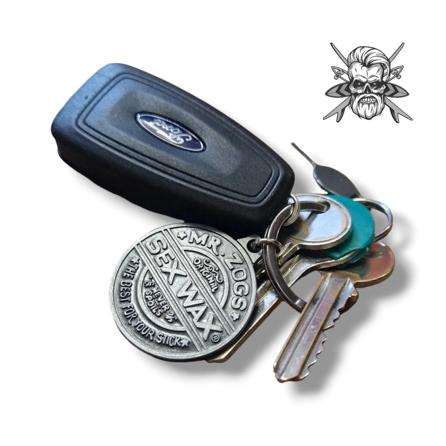 Mr Zogs Sex Wax Pewter Key Ring Accessories & Homeware Mr Zogs