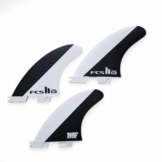 FCS II Mick Fanning PC Tri Thruster Surfboard Fins Set Medium