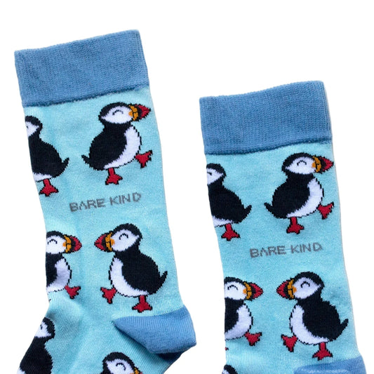 Save the Puffins Bamboo Socks Socks Bare Kind