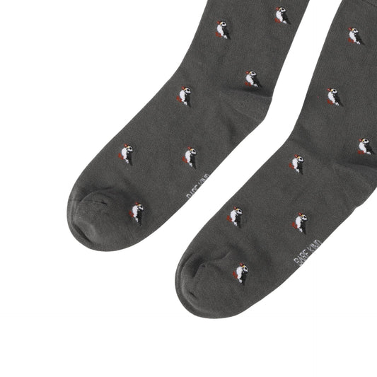 Save the Puffin Small Motif Bamboo Socks Socks Bare Kind