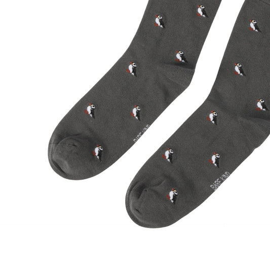 Save the Puffin Small Motif Bamboo Socks Socks Bare Kind