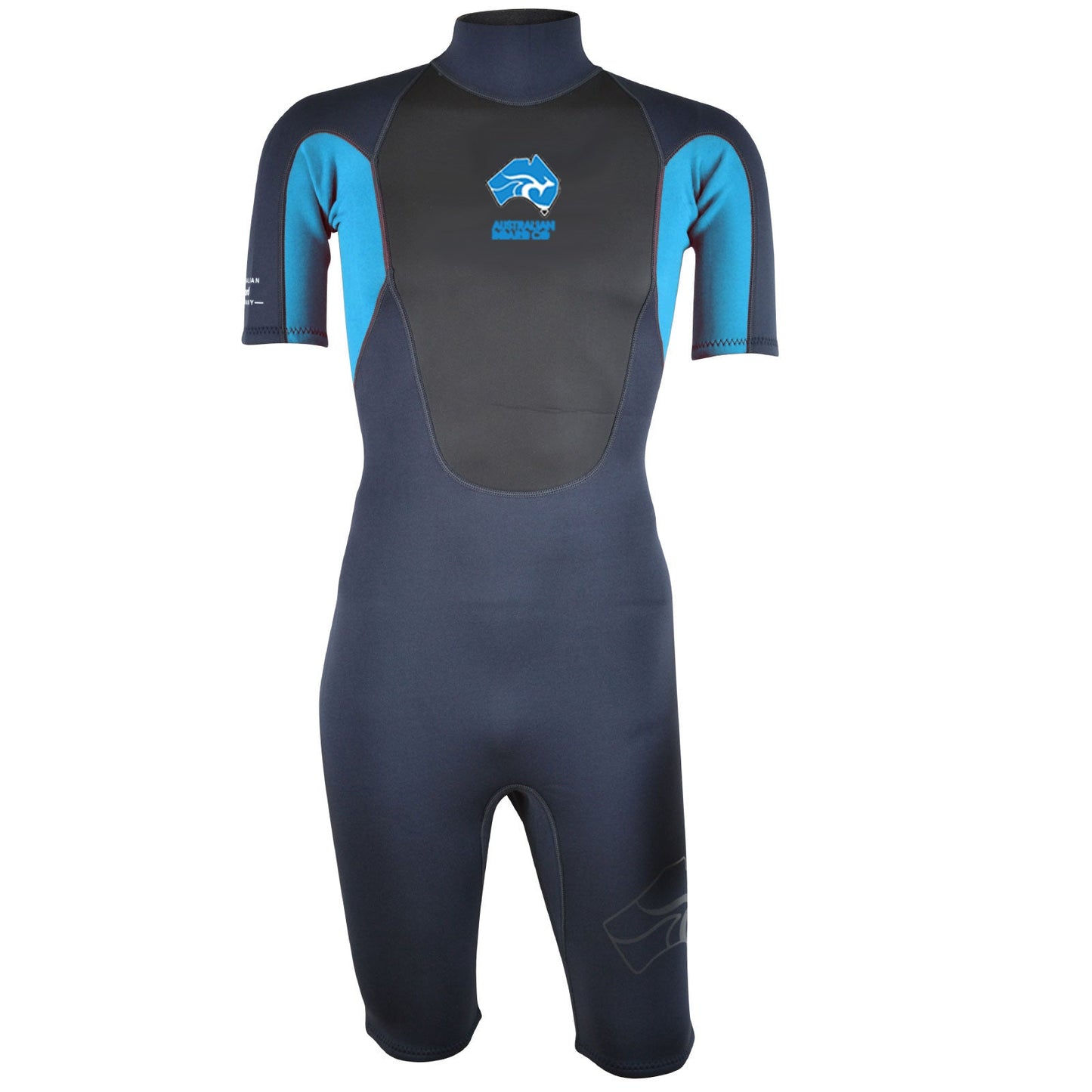 Mens 3/2mm Summer Wetsuit PULSE Shorty Mens Shorty Wetsuit Circle One Surf Blue SM