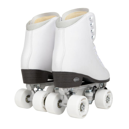 Rookie Artistic White Quad Roller Skate Adult Kids Roller Boots